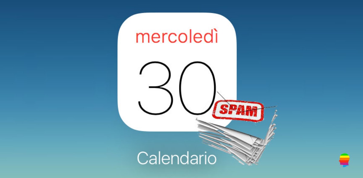 Cancellare spam calendario iCloud su iPhone e Mac OS