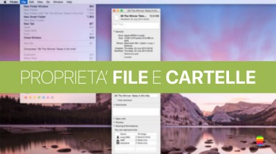Visualizzare proprietà, dimensione File e Cartelle su Mac OS X