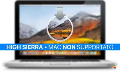 Installare macOS High Sierra 10.13 su Mac non supportato
