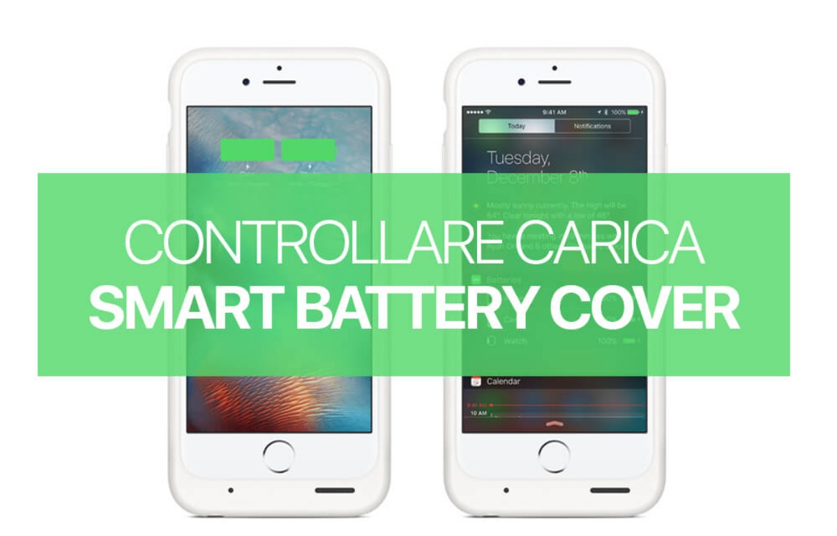 Controllare carica Apple Smart Battery Case da iPhone