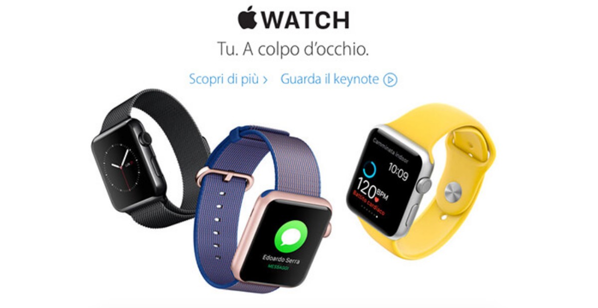 Aggiornamento WatchOS 2.2 per Apple Watch