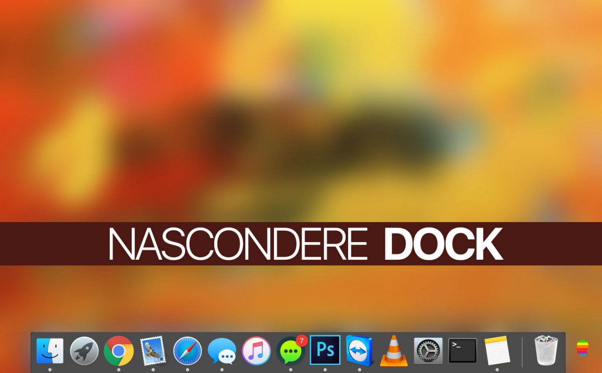 Nascondere automaticamente la barra del Dock su macOS