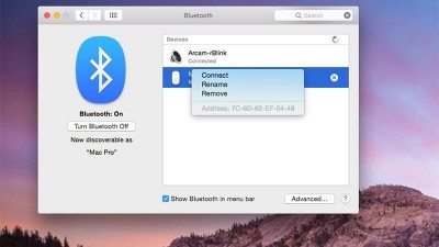 Forzare a usare antenna Bluetooth USB esterno su Mac OS X