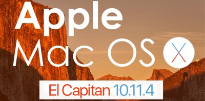 Aggiornamento 10.11.4 per OS X El Capitan - Link per il Download