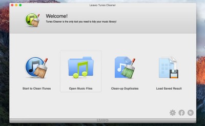 Leawo Tunes Cleaner per Mac, pulire la libreria iTunes