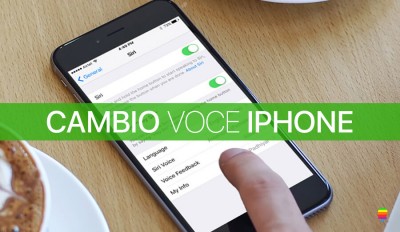 Cambiare, modificare voce lettura iPhone e iPad