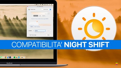 Mac Compatibili con Night Shift di mac OS