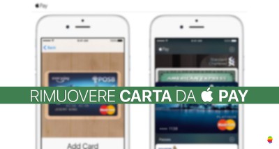 Rimuovere Carta di credito da Apple Pay con iPhone, Mac, iPad e Watch