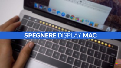 Tasti rapidi per spegnere il display del Mac (MacBook Pro Touch Bar)