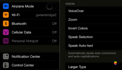 Colori invertiti, effetto negativo/diapositiva su iPhone e iPad