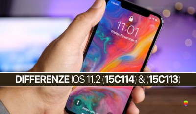 Differenze tra iOS 11.2 (15C113) e iOS 11.2 (15C114)