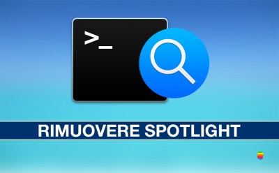 Rimuovere icona Spotlight dalla barra dei menu su macOS
