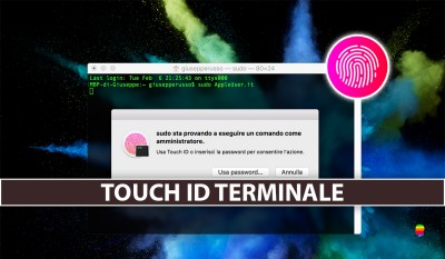 Usare il Touch ID per autorizzare il comando Sudo nel Terminale del Mac