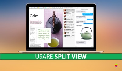 Usare applicazioni affiancate Split View su macOS